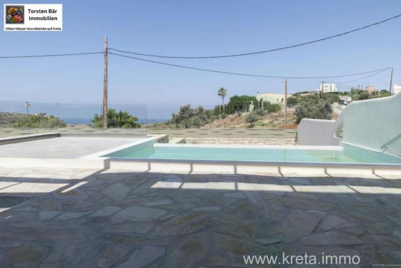 Pitsidia Moderne Steinvilla mit Panoramablick über das Meer – Pitsidia, Südkreta Haus kaufen